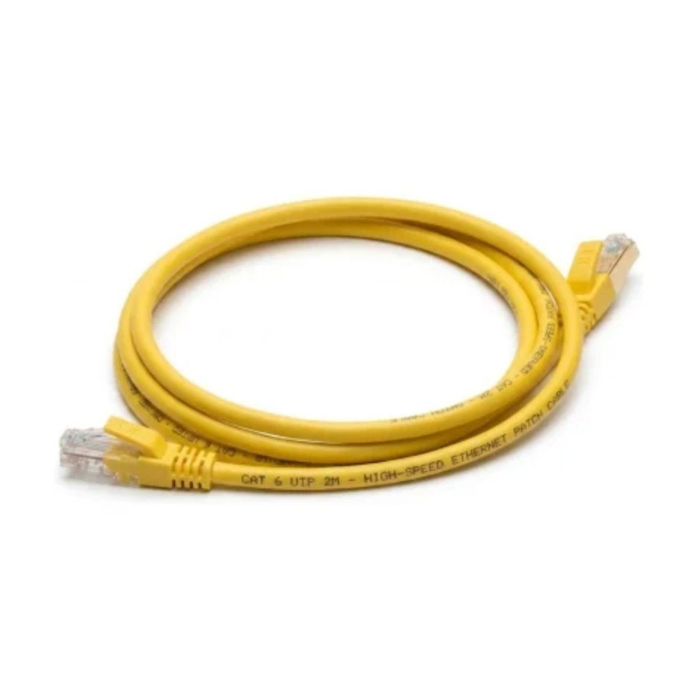Cabo de Rede Prysmian Patch Cord , Cat6 , U/UTP , LSZH , 24 AWG , RJ45 , 2,5 Metros , Amarelo , 10718558