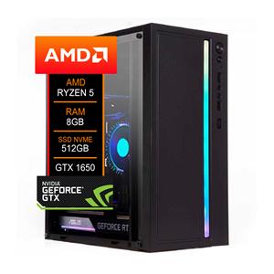 PC Gamer AMD , AMD Ryzen 5 4500 , GeForce GTX 1650 EX 4GB , 8GB DDR4 , SSD M.2 NVMe 512GB