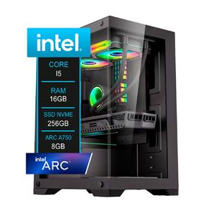 PC Gamer Intel , Core i5-10400F , Chipser H510 , A750 8GB , 16GB DDR4 , 256GB NVMe