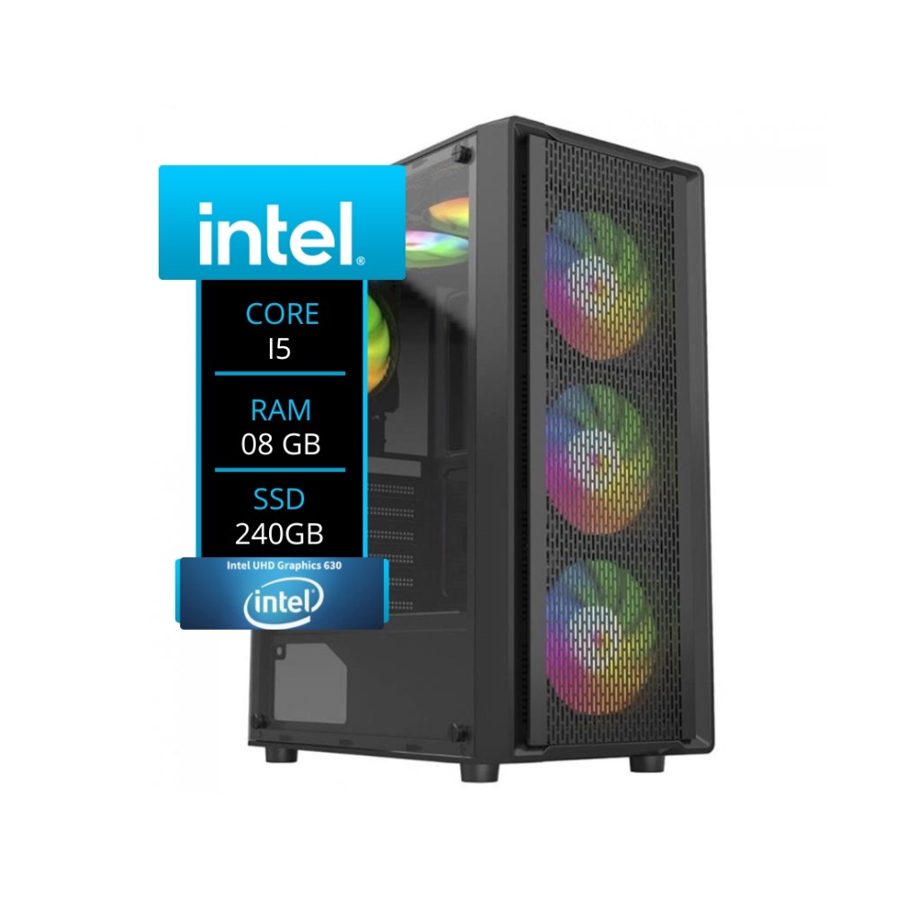 PC YON Gamer , Intel Core i5-10400T , 8GB DDR4 , SSD 240GB , HDMI/VGA , CPIJ108S24S2