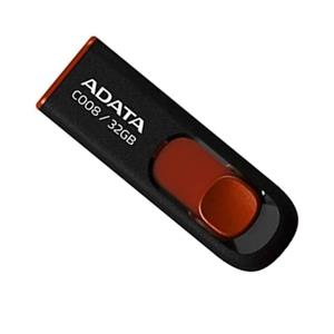 Pen Drive Adata 32 GB , AC008 , USB 2.0 , Preto e Vermelho – AC008-32G-RKD