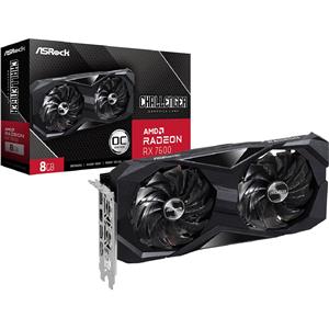 Placa de Vídeo ASRock Radeon RX 7600 Challenger OC , 8GB , GDDR6 , 128-Bit , FSR , Ray Tracing , Preto
