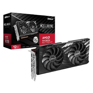 Placa de Vídeo ASRock Radeon RX 7700 XT Challenger OC , 12GB , GDDR6 , 192-Bit , Preto