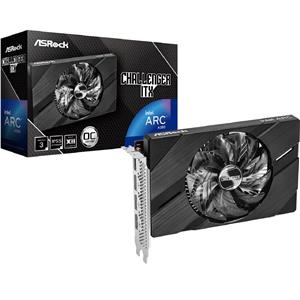 Placa de Vídeo ASRock Arc A380 Challenger ITX OC , 6GB , GDDR6 , 96-Bit , Preto