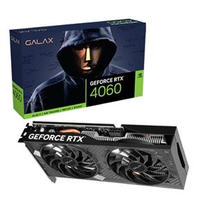 Placa de Vídeo Galax GeForce RTX 4060 1-Click OC 2X V2 , 8GB , GDDR6 , 128-Bit , Preto