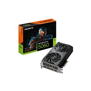 Placa de Vídeo Gigabyte GeForce RTX5060 Windforce OC , 8GB , GDDR7 , 128bit , Preto