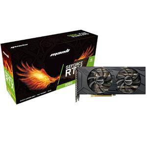 Placa de Vídeo Manli GeForce RTX 3060 , 12GB , GDDR6 , 192-Bit , Preto