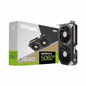 Placa De Vídeo Zotac Gaming Geforce RTX 5060 Ti AMP , DLSS 4 , 8GB , GDDR7 , 128 Bits , ZT-B50610F-10M