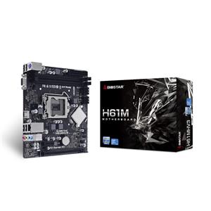 Placa Mãe Biostar H61-MHV3 , Chipset H61 , Intel LGA 1155 , mATX , DDR3