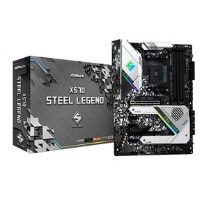 OpenBox Placa Mãe ASRock X570 Steel Legend , Chipset X570 , AMD AM4 , ATX , DDR4