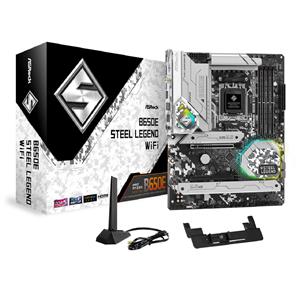 Placa Mãe ASRock B650E Steel Legend WiFi , Chipset B650 , AMD AM5 , ATX , DDR5