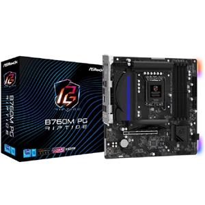 Placa Mãe ASRock B760M PG Riptide , Chipset B760 , Intel LGA 1700 , mATX , DDR5