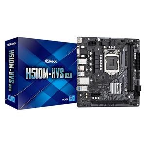 Placa Mãe ASRock H510M-HVS R2.0 , Chipset H510 , Intel LGA 1200 , mATX , DDR4