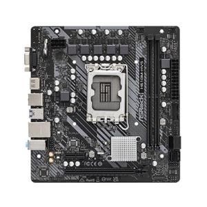 Placa Mãe ASRock H610M-HVS , Chipset H610 , Intel LGA 1700 , mATX , DDR4