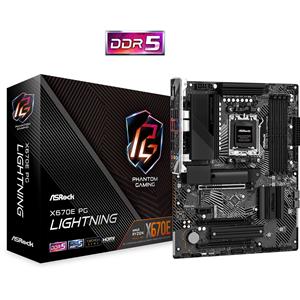 Placa Mãe ASRock X670E PG Lightning , Chipset X670 , AMD AM5 , ATX , DDR5