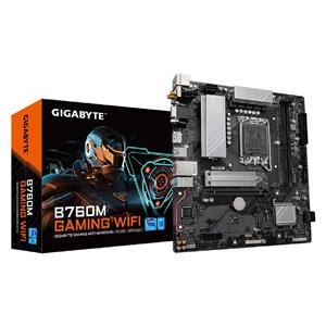 Placa Mãe Gigabyte B760M Gaming WiFi , Chipset B760 , Intel LGA 1700 , mATX , DDR5
