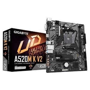 Placa Mãe Gigabyte A520M K V2 , Chipset A520 , AMD AM4 , mATX , DDR4
