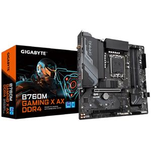 Placa Mãe Gigabyte B760M Gaming X AX DDR5 , Chipset B760 , Intel LGA 1700 , mATX
