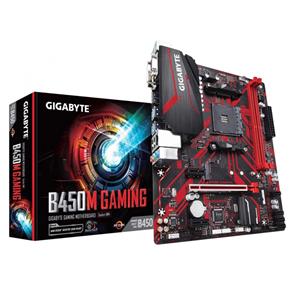 Placa Mãe Gigabyte B450M Gaming, Chipset B450, AMD AM4, mATX, DDR4