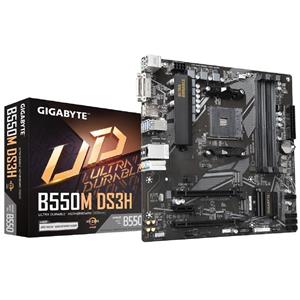 Placa Mãe Gigabyte B550M DS3H , Chipset B550 , AMD AM4 , mATX , DDR4
