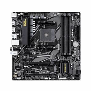 Placa-Mãe GIGABYTE B550M DS3H AC R2,Chipset AMD B550 , AMD AM4 , MATX , DDR4 , Preto
