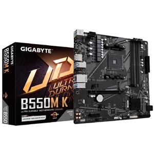 Placa Mãe Gigabyte B550M K , Chipset B550 , AMD AM4 , mATX , DDR4