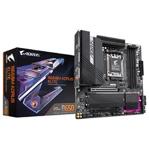 Placa Mãe Gigabyte B650M Aorus Elite , Chipset B650 , AMD AM5 , mATX , DDR5