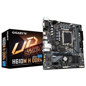Placa Mãe Gigabyte H610M H , Chipset H610 , Intel LGA 1700 , mATX , DDR4