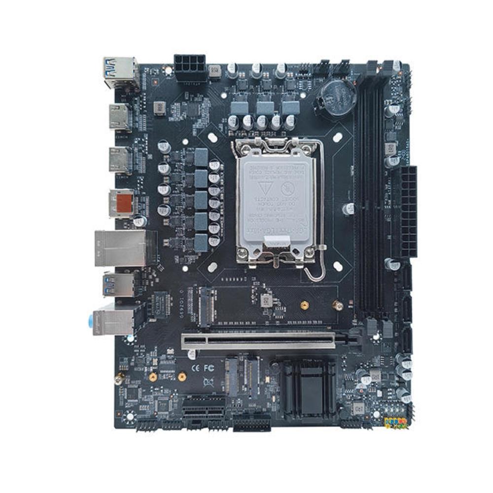 Placa-Mãe H610G692 com 2 Slots , DDR4 , SDRAM de 288 Pinos , 64G , DDR4 , Cinza