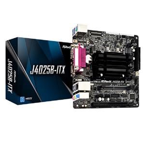 Placa Mãe ASRock J4025B-ITX , com Processador Intel Dual-Core J4025 , Mini-ITX , DDR4