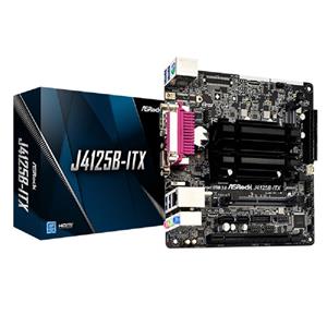 Placa Mãe ASRock J4125B-ITX , com Processador Intel Quad-Core J4125 , Mini-ITX , DDR4