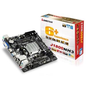 Placa Mãe Biostar J1800NH3 , com Processador Intel Celeron J1800 , Mini-ITX , DDR3