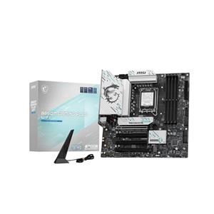 Placa Mãe MSI B860M Gaming Plus , Wifi , 256GB , DDR5 , PCI-e , USB , Preto , Branco