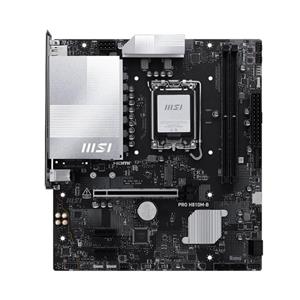 Placa-mãe MSI PRO H810M-B , Intel LGA1851 , Chipset H810 , DDR5 128GB 6400MHz , M.2 PCIe 4.0 NVMe , HDMI 4K , DisplayPort , LAN 2.5G , Prata
