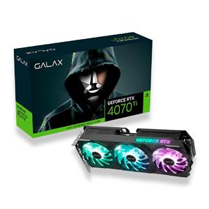 Placa de Video Galax GeForce RTX 4070 Ti EX Gamer 1-Click OC V2 , 12GB , GDDR6X , 192-Bit , ARGB , Preto