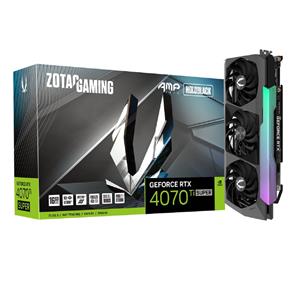 Placa de Video Zotac GeForce RTX 4070 Ti Super AMP Holo , 16GB , GDDR6X , 192-Bit , Spectra RGB , Preto