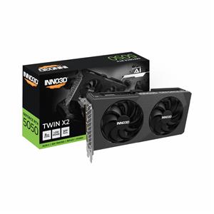 Placa de Video Inno3D RTX 5060 Ti Twin X2 OC Geforce Nvidia , 8Gb 128bits , DLSS 4 , Preto 