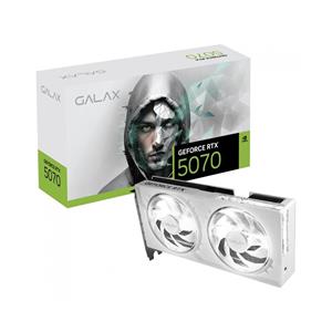 Placa de Vídeo Galax NVIDIA GeForce RTX 5070 1-Click OC , 12GB , GDDR7 , DLSS , Ray Tracing , White , 57NON7MDBSWH
