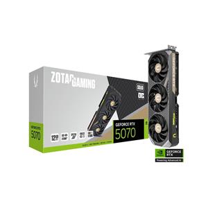 Placa de Vídeo Zotac GeForce RTX 5070 Solid OC , 12GB GDDR7 , 192-Bits , DLSS4 , ZT-B50700J-10P