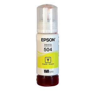 Refil de tinta EPSON amarelo T504 70ml L6170/L4150