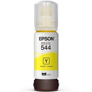 Refil de tinta EPSON T544 , 65mL , Compatível com L3110/3150 , Rendimento 7500 Páginas , Amarela