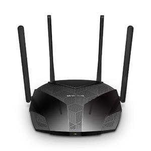 Roteador Mercusys Wireless MR70X , Dual Band , AX1800 , Wi-Fi 6 , Gigabit , Preto