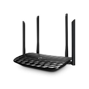 Roteador Wireless Dual Band , TP-link Archer C6 V2 , AC1200 , 300MB/s - Preto