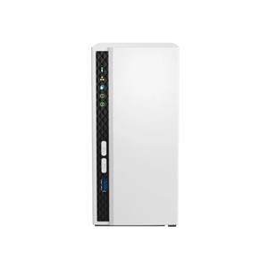 Servidor NAS QNAP TS-233 2 Baias ARM Cortex-A55 , 2.0GHz , 2GB RAM , Torre Sem HD , Branco