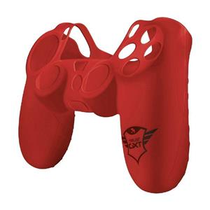 Capa Para Joystick Trust GXT 744R , PS4 , Silicone , Vermelho