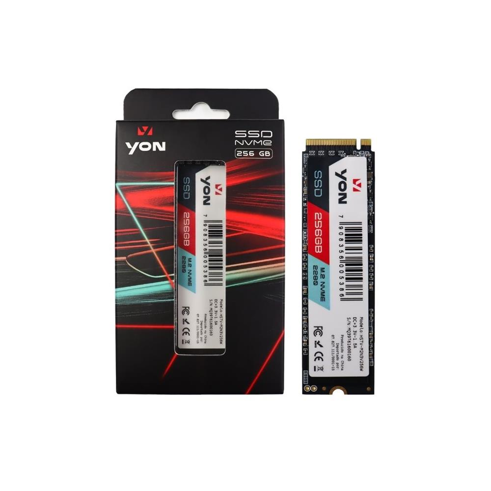 SSD Yon M.2 NVMe HSTV-M2N3V256W , 256GB , 2500MB/s Leitura , 1500MB/s Gravação