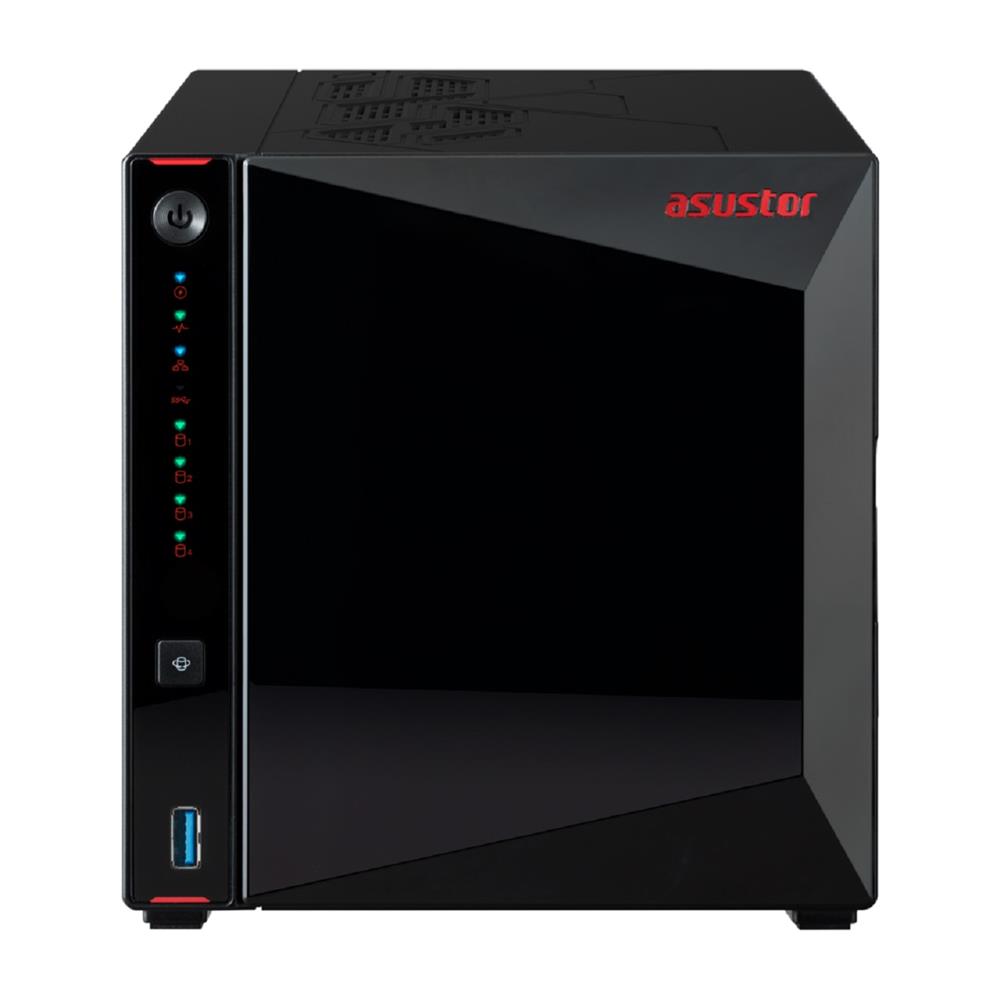 Storage Asustor Flashstor AS5404T , 4 Baias , Intel Celeron N5105 Quad-core , 2.0ghz , 4GB RAM