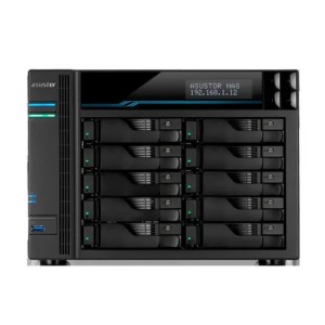 Storage Asustor AS6510T baias Até 180TB Sem HD