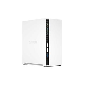 Storage Nas Qnap 2 Baias Para HD e SSD Branco TS-233-BR