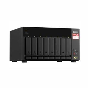 Storage Qnap 8GB , NAS , AMD Ryzen Embedded V1500B , 2.2Ghz , SODIMM DDR4 , Torre 8x Baias , Sem HD